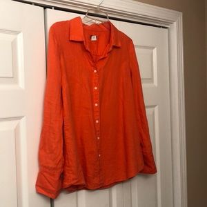 Women’s J. Crew Perfect Linen Shirt